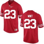 NCAA Ohio State Buckeyes Men's #23 Jahsen Wint Red Nike Football College Jersey EAU7545MB